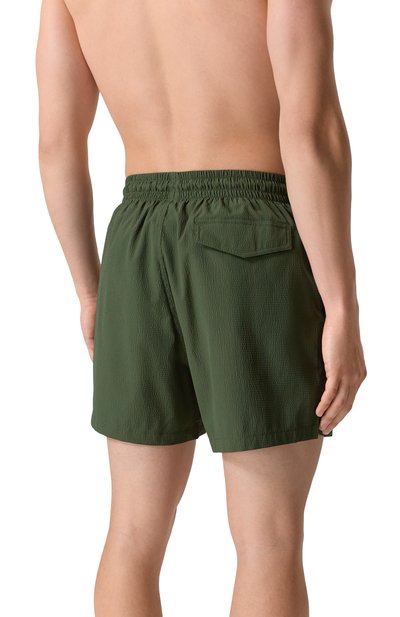 Плавки-шорты EMPORIO ARMANI темно-зеленого цвета по цене 13450 руб., арт. EM000583/AF12336, фото 3 Плавки-шорты EMPORIO ARMANI, арт. EM000583/AF12336, фото 3