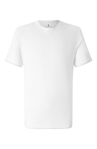 Мужская хлопковая футболка BRUNELLO CUCINELLI, арт. M0B137427