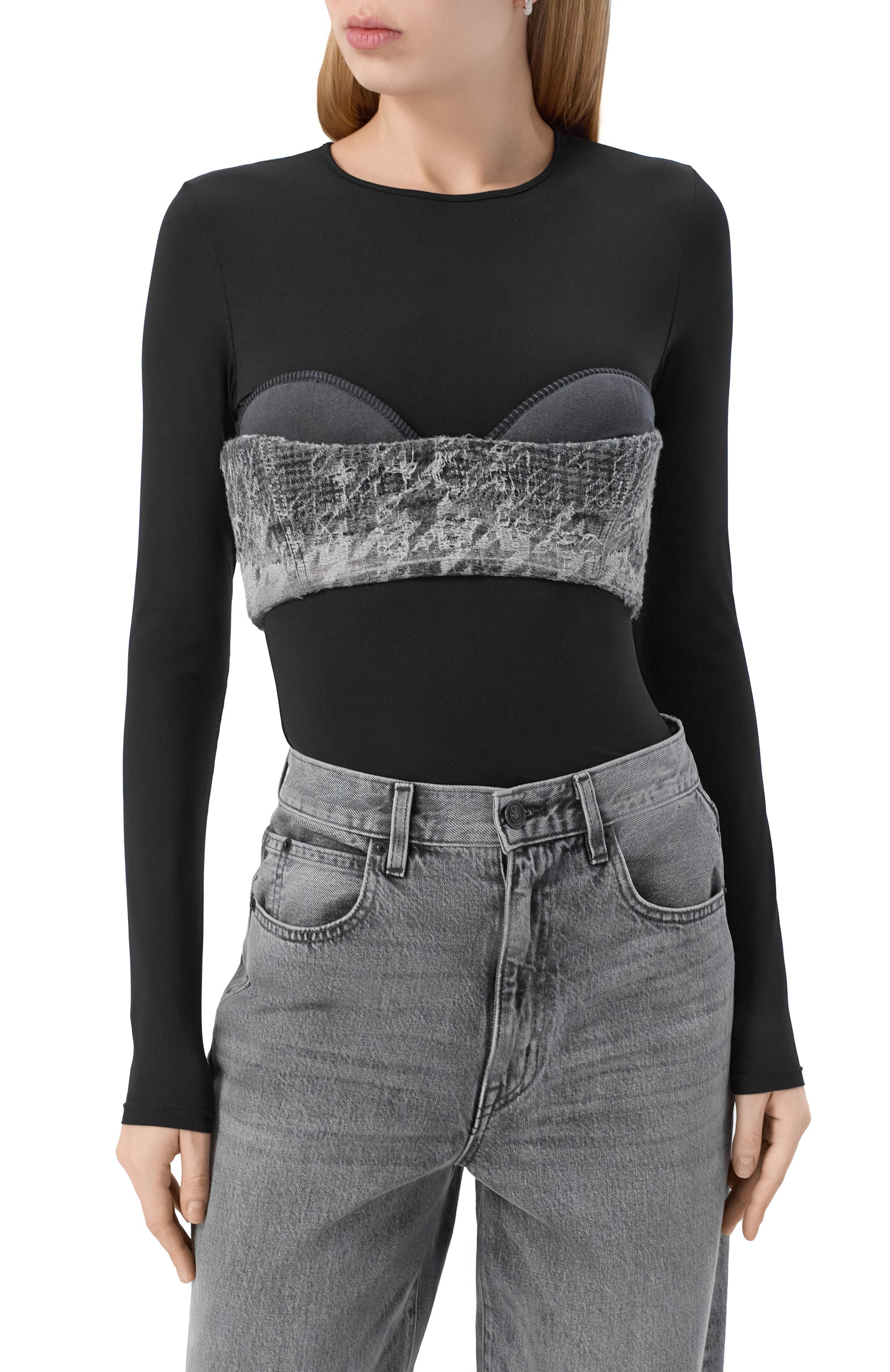 Хлопковый топ-корсет DIESEL, арт. A21512/0CEBN, фото 3