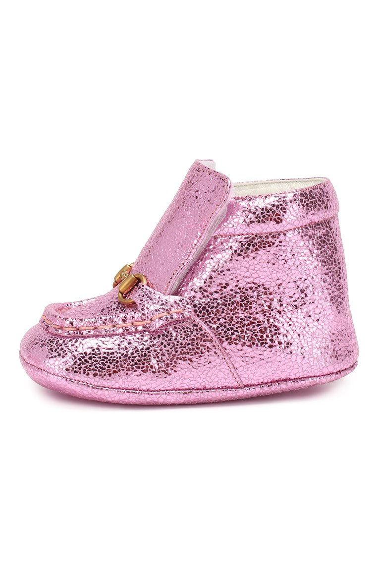 Кожаные пинетки GUCCI, арт. 579137/01R00, фото 2