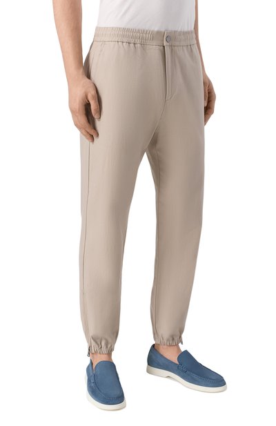 Джоггеры из хлопка и льна BOGNER, арт. 18109638, фото 3