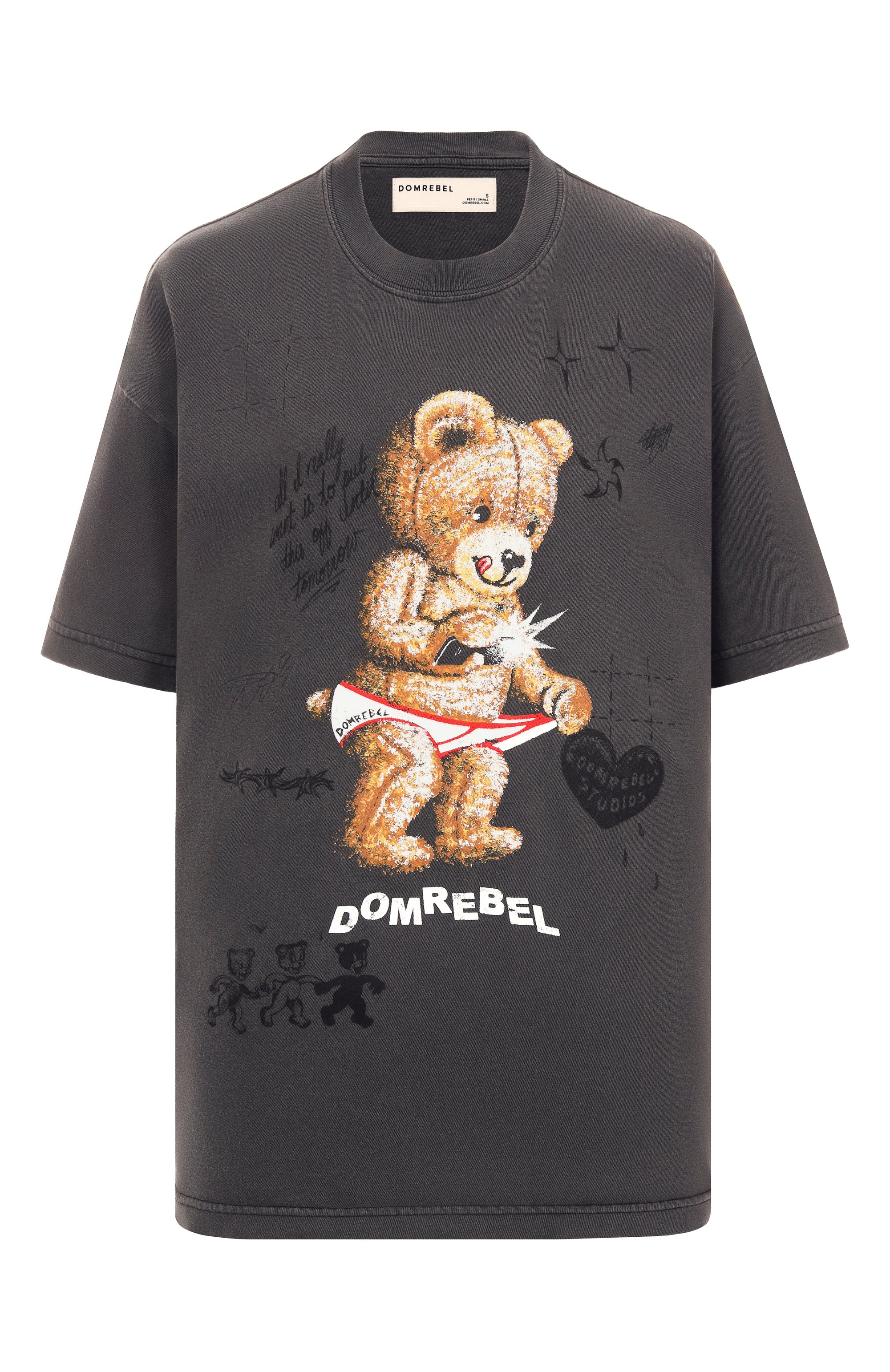 Хлопковая футболка DOMREBEL, арт. SNAP SKETCH T-SHIRT, фото 1