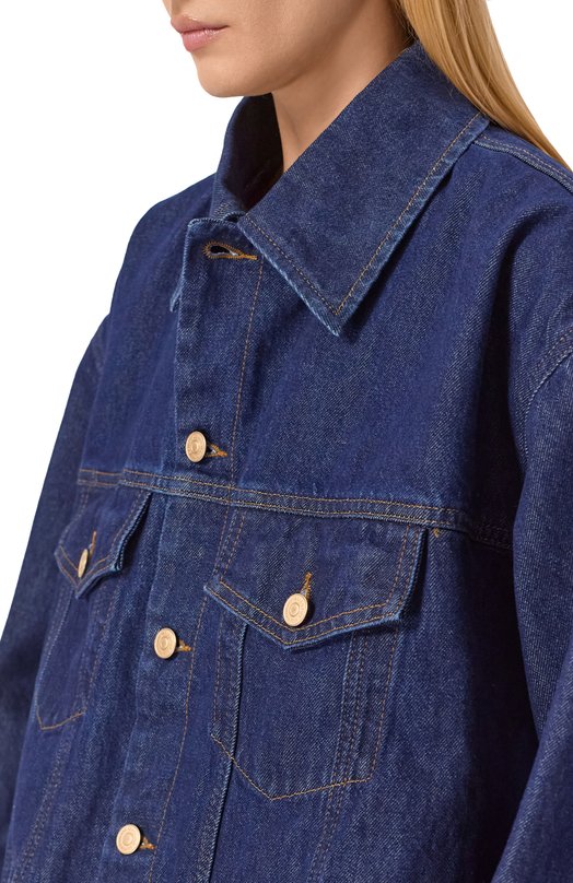 Джинсовая куртка 7 For All Mankind 7U5E0E48-1ZI Синий  7U5E0E48-1ZI Фото 5