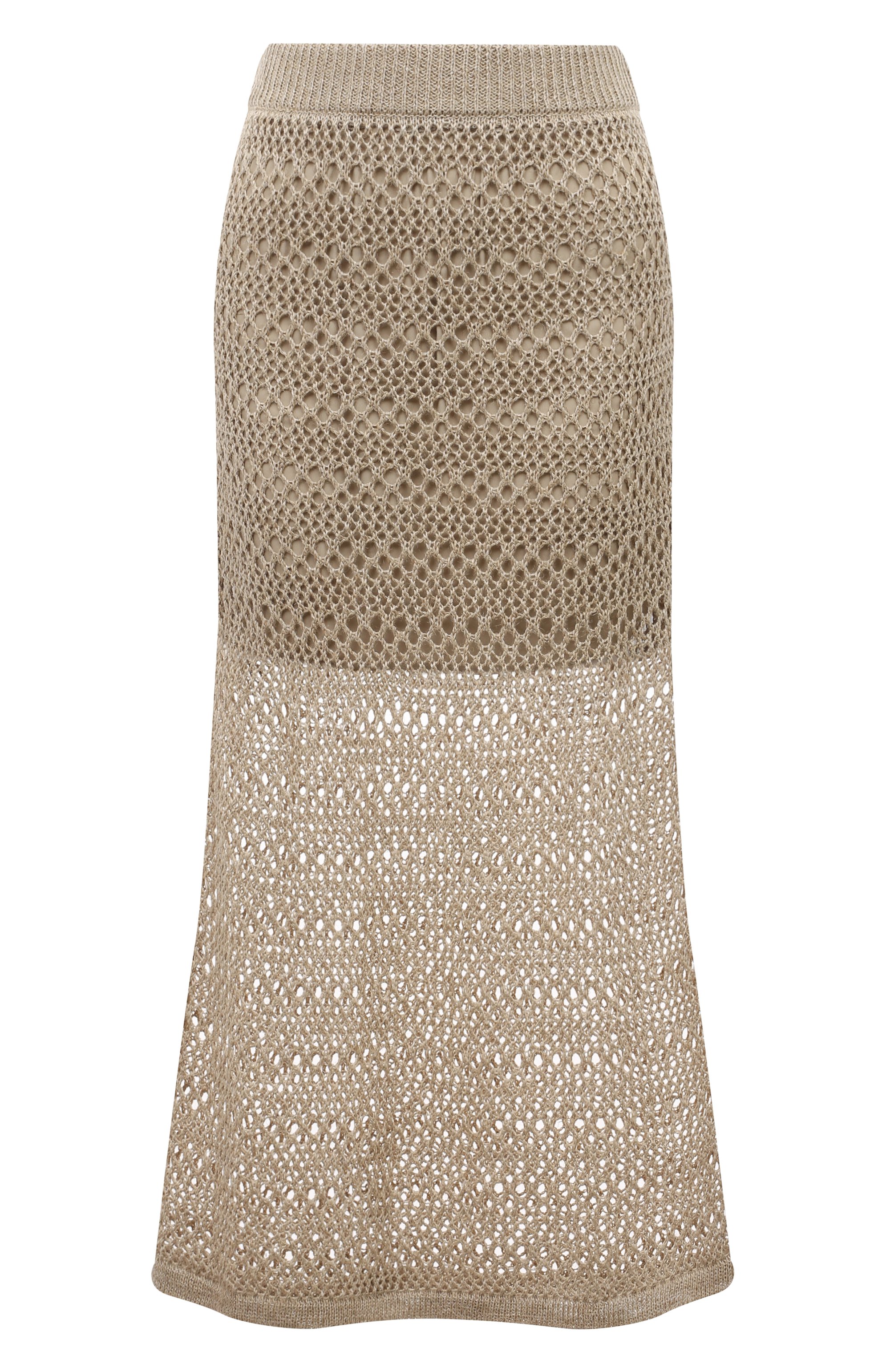 Юбка изо льна и шелка BRUNELLO CUCINELLI, арт. MRA581199, фото 1