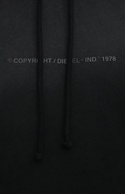 Хлопковое худи DIESEL, арт. A01873/0CBAM, фото 5