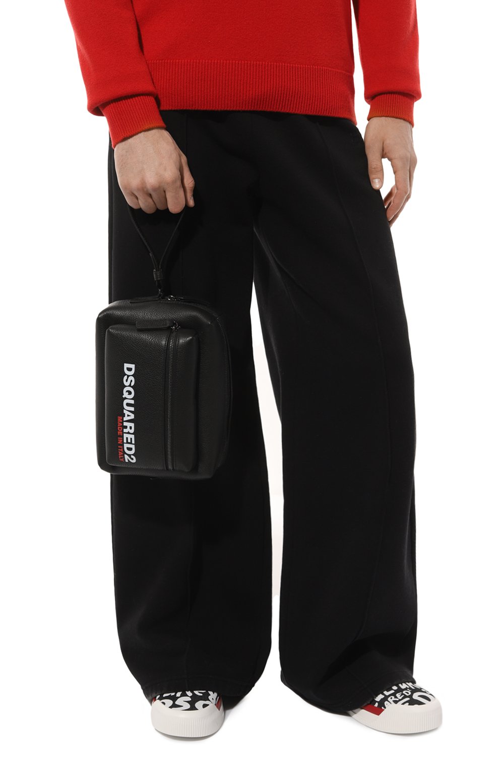 Кожаная борсетка DSQUARED2, арт. CLM0010, фото 2