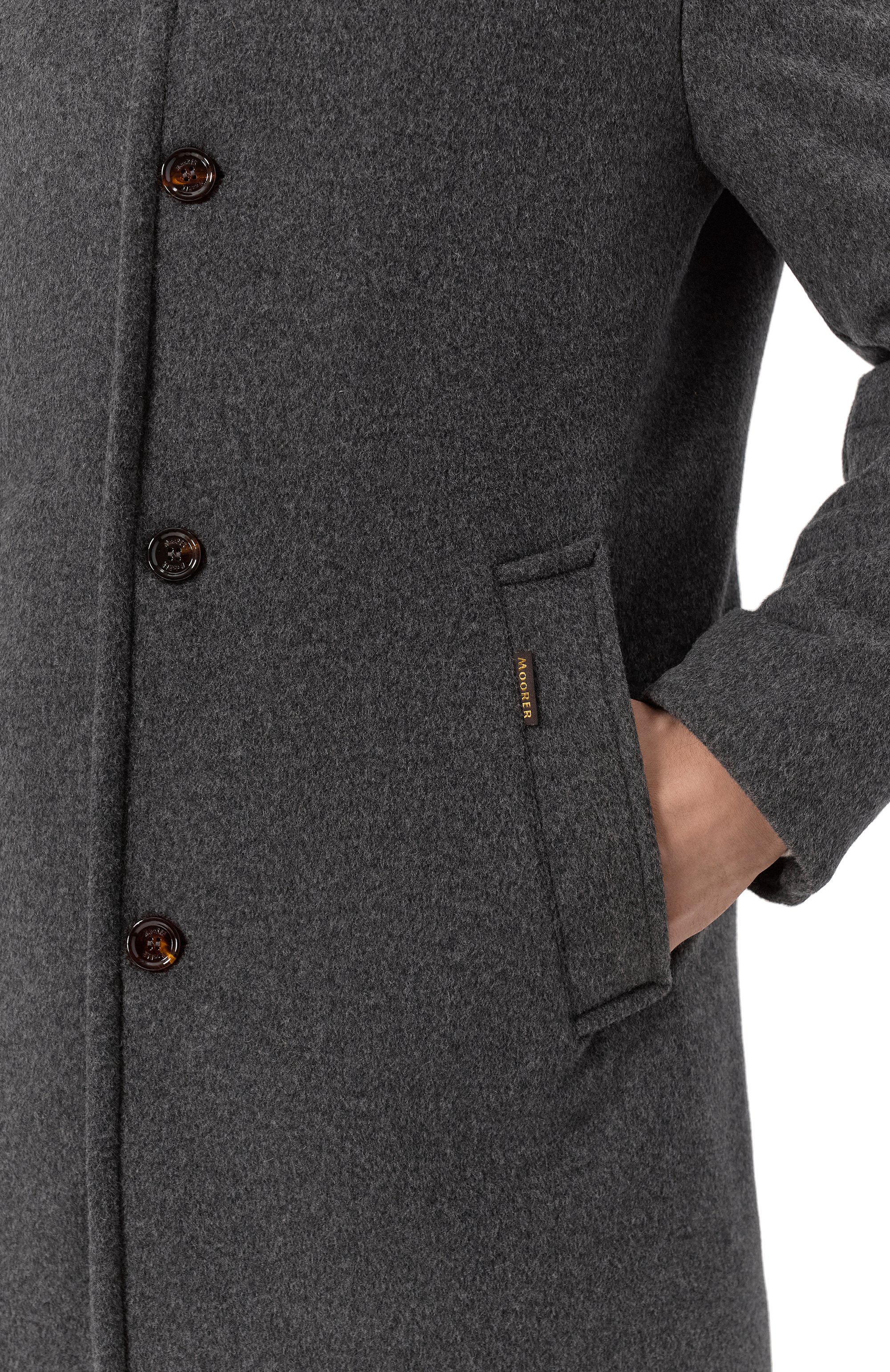 Пальто bond-fur с воротником из овчины MOORER, арт. B0ND/FUR-LE, фото 6