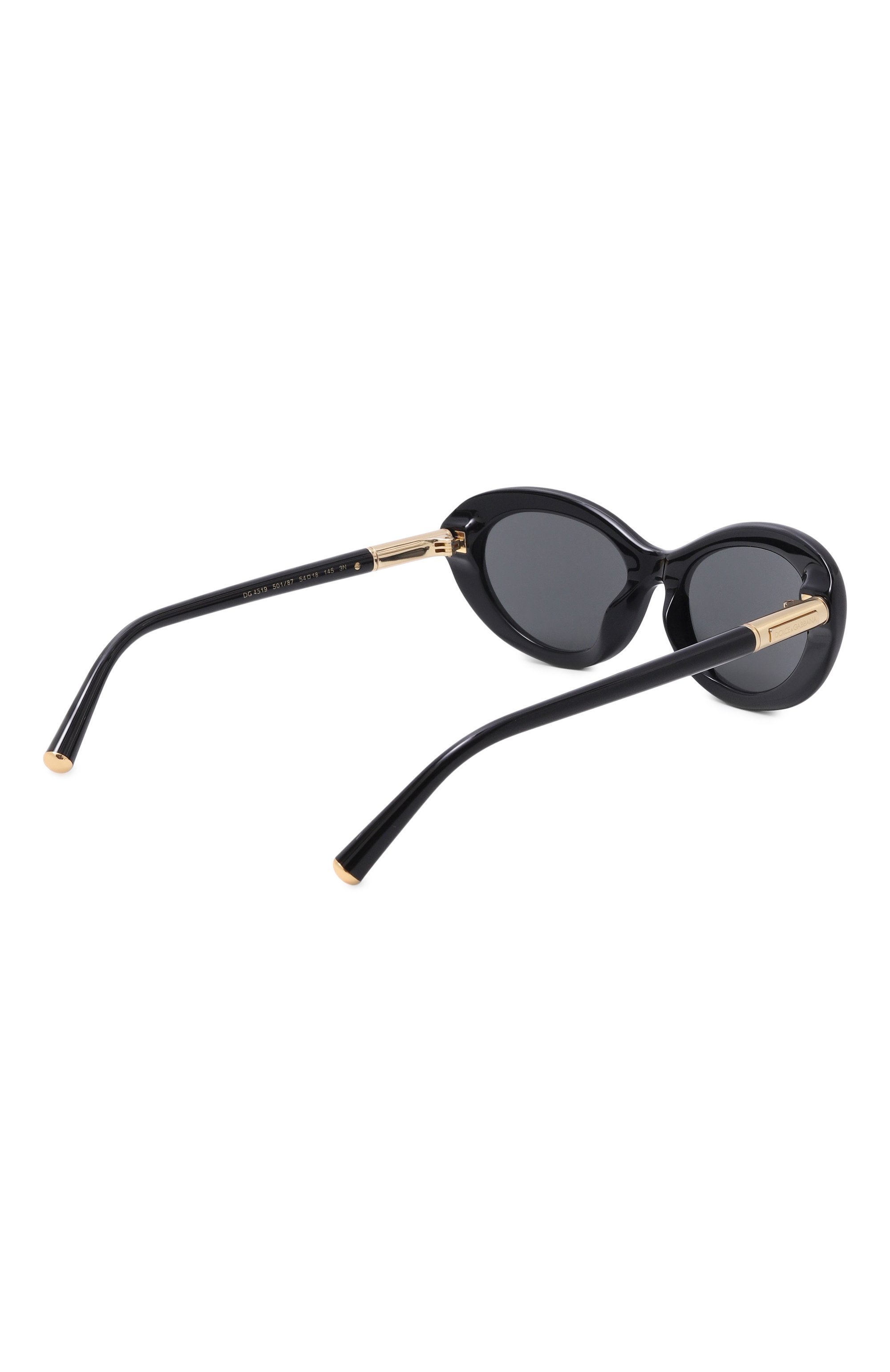 Солнцезащитные очки DOLCE & GABBANA черного цвета по цене 45800 руб., арт. 4519-501/87, фото 4 Солнцезащитные очки DOLCE & GABBANA, арт. 4519-501/87, фото 4