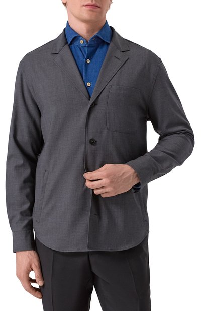 Шерстяной пиджак CANALI, арт. 31015/AR03652, фото 5