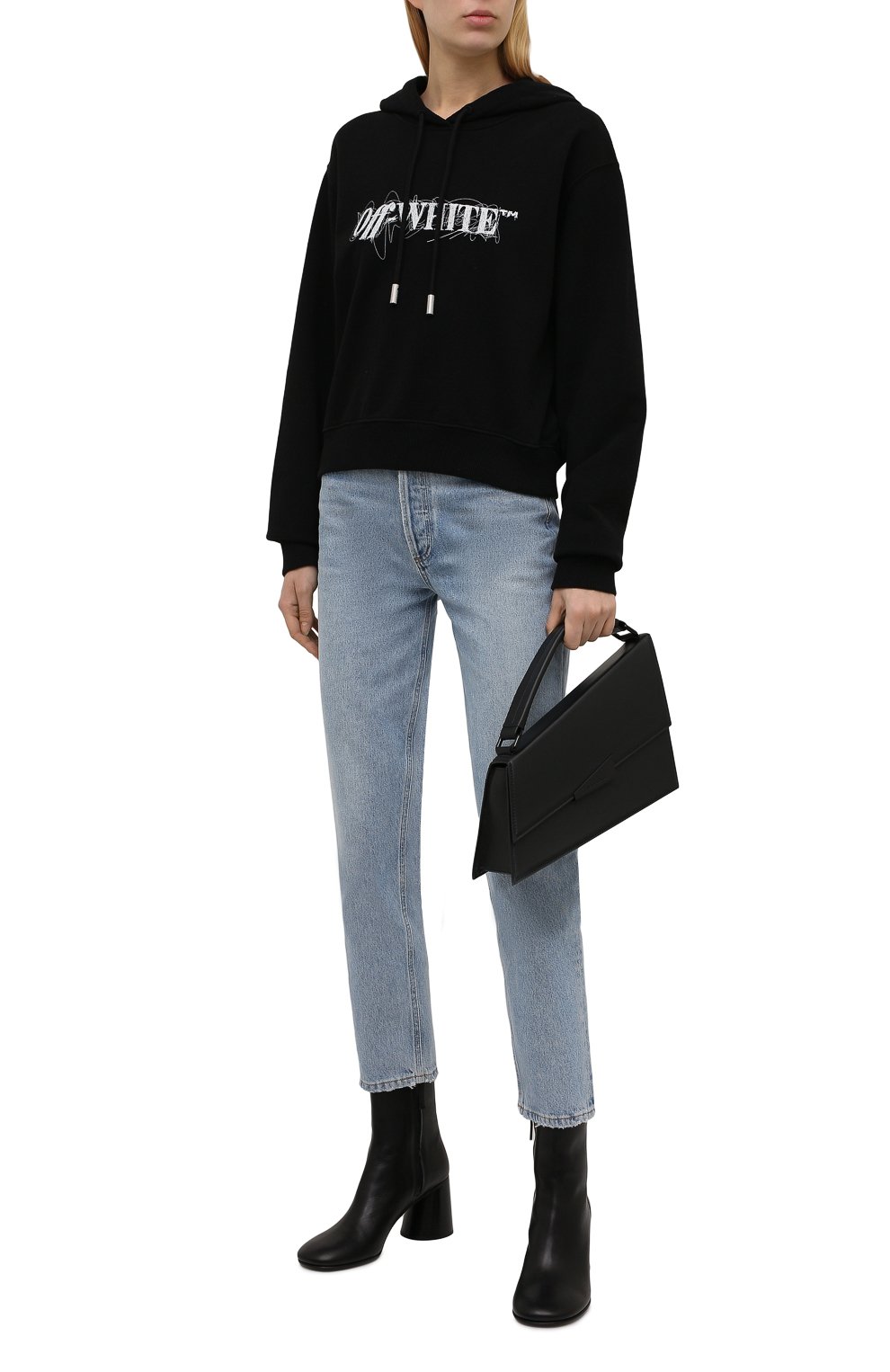 Хлопковое худи OFF-WHITE, арт. 0WBB016F21JER001, фото 2
