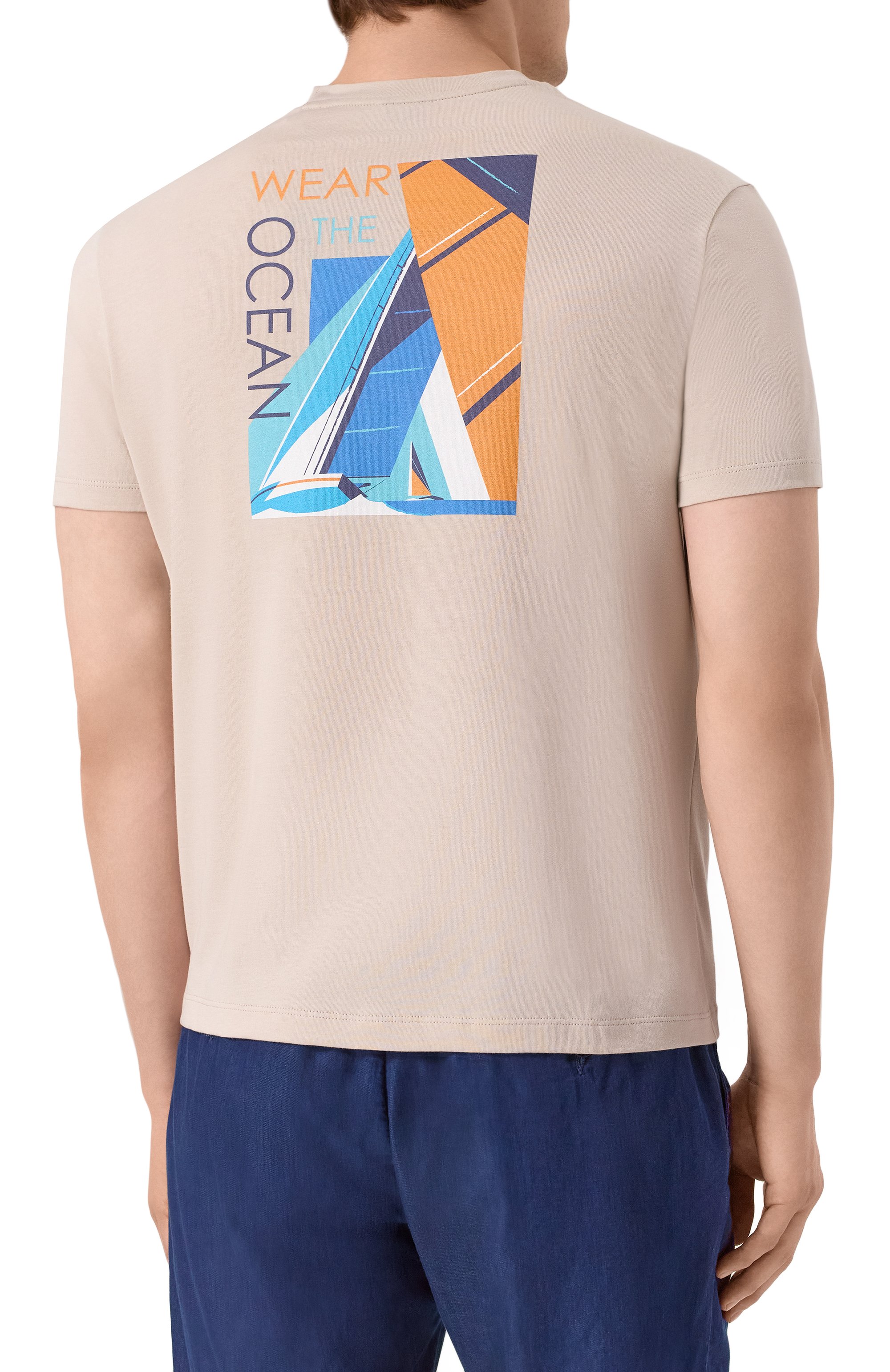 Хлопковая футболка PAUL&SHARK, арт. 25411063, фото 4