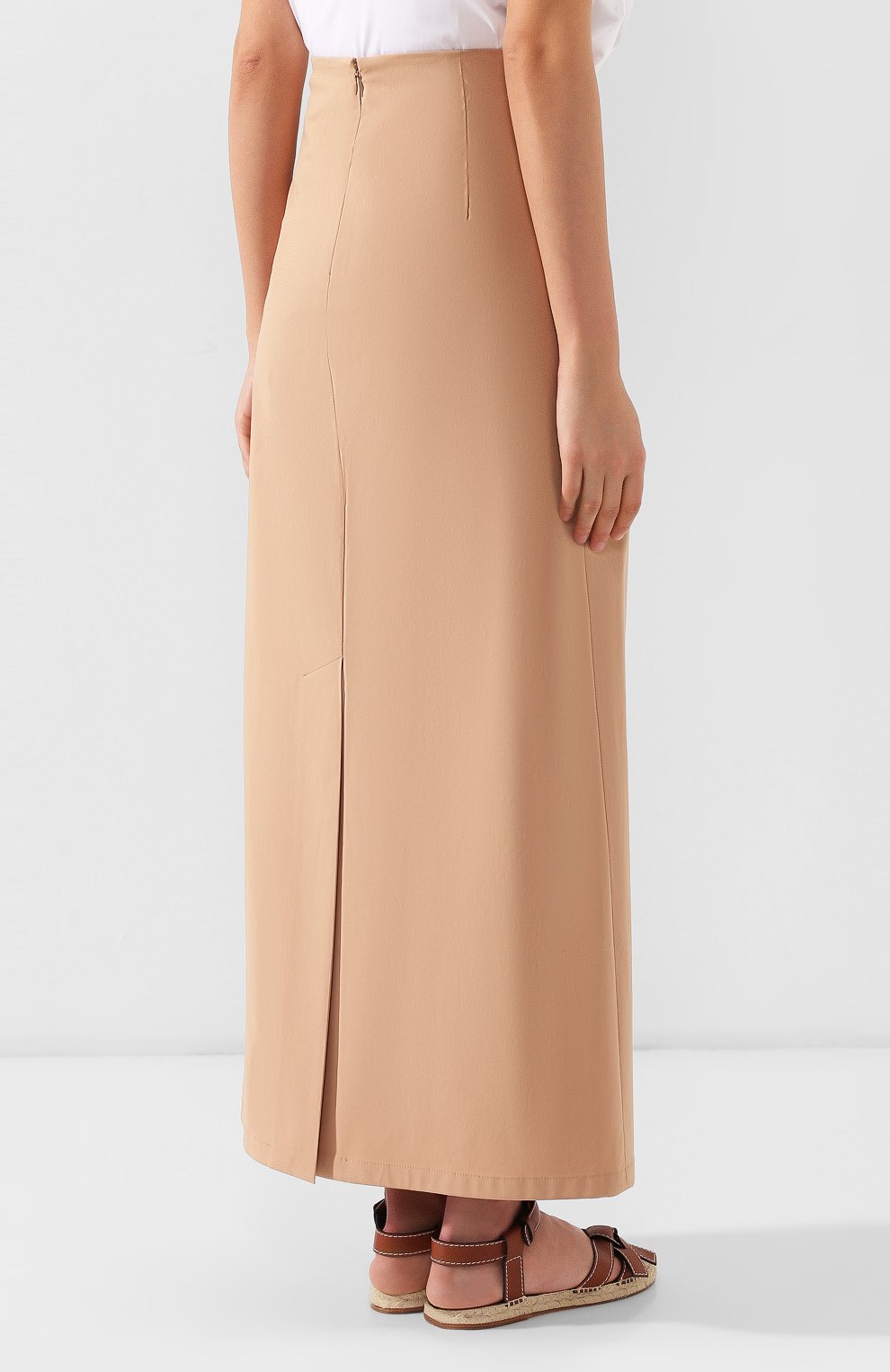 Хлопковая юбка-макси JIL SANDER NAVY, арт. JNWM3508A/JM2535, фото 4