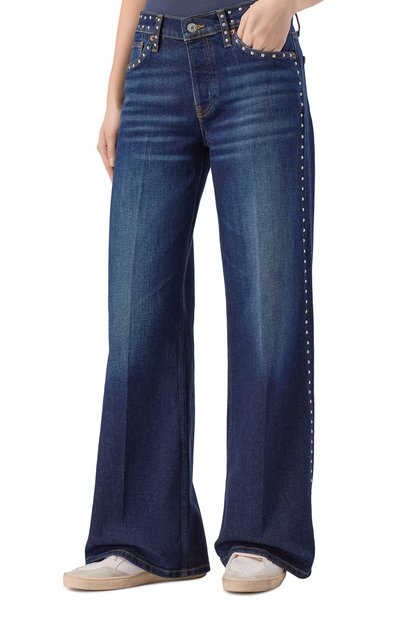 Джинсы 70s RE/DONE синего цвета по цене 69300 руб., арт. 190-03WSTMRWL, фото 3 Джинсы 70s RE/DONE, арт. 190-03WSTMRWL, фото 3