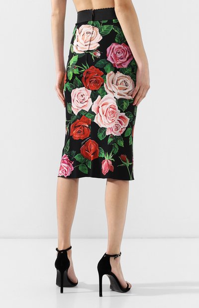 Шелковая юбка DOLCE & GABBANA, арт. F4A1FT/FSAX7, фото 4
