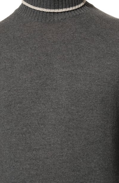 Шерстяной свитер ELEVENTY PLATINUM серого цвета по цене 38950 руб., арт. F76MAGF06 MAG24012, фото 5 Шерстяной свитер ELEVENTY PLATINUM, арт. F76MAGF06 MAG24012, фото 5