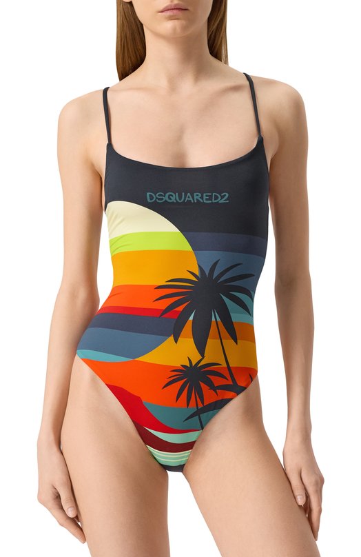 Слитный купальник Dsquared2 D6BG65210 Разноцветный  D6BG65210 Фото 2