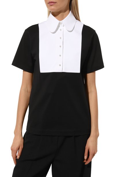 Хлопковое поло DOLCE & GABBANA, арт. F8V03Z/GDCI0, фото 3