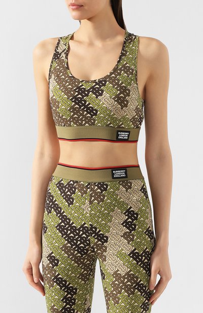 Топ BURBERRY хаки цвета по цене 34450 руб., арт. 8018976, фото 3 Топ BURBERRY, арт. 8018976, фото 3