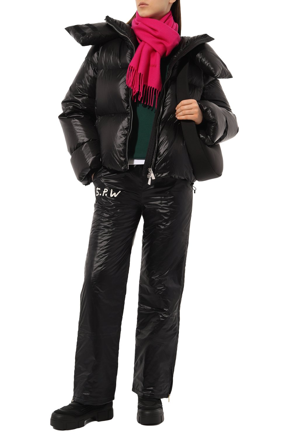 Шерстяной шарф BOSS, арт. 50503595, фото 3