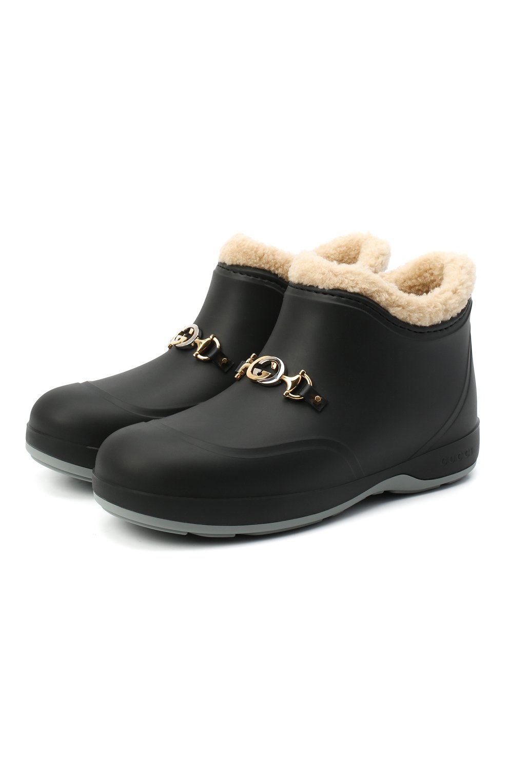 Резиновые сапоги GUCCI черного цвета по цене 79700 руб., арт. 626692/JCC00, фото 1 Резиновые сапоги GUCCI, арт. 626692/JCC00, фото 1