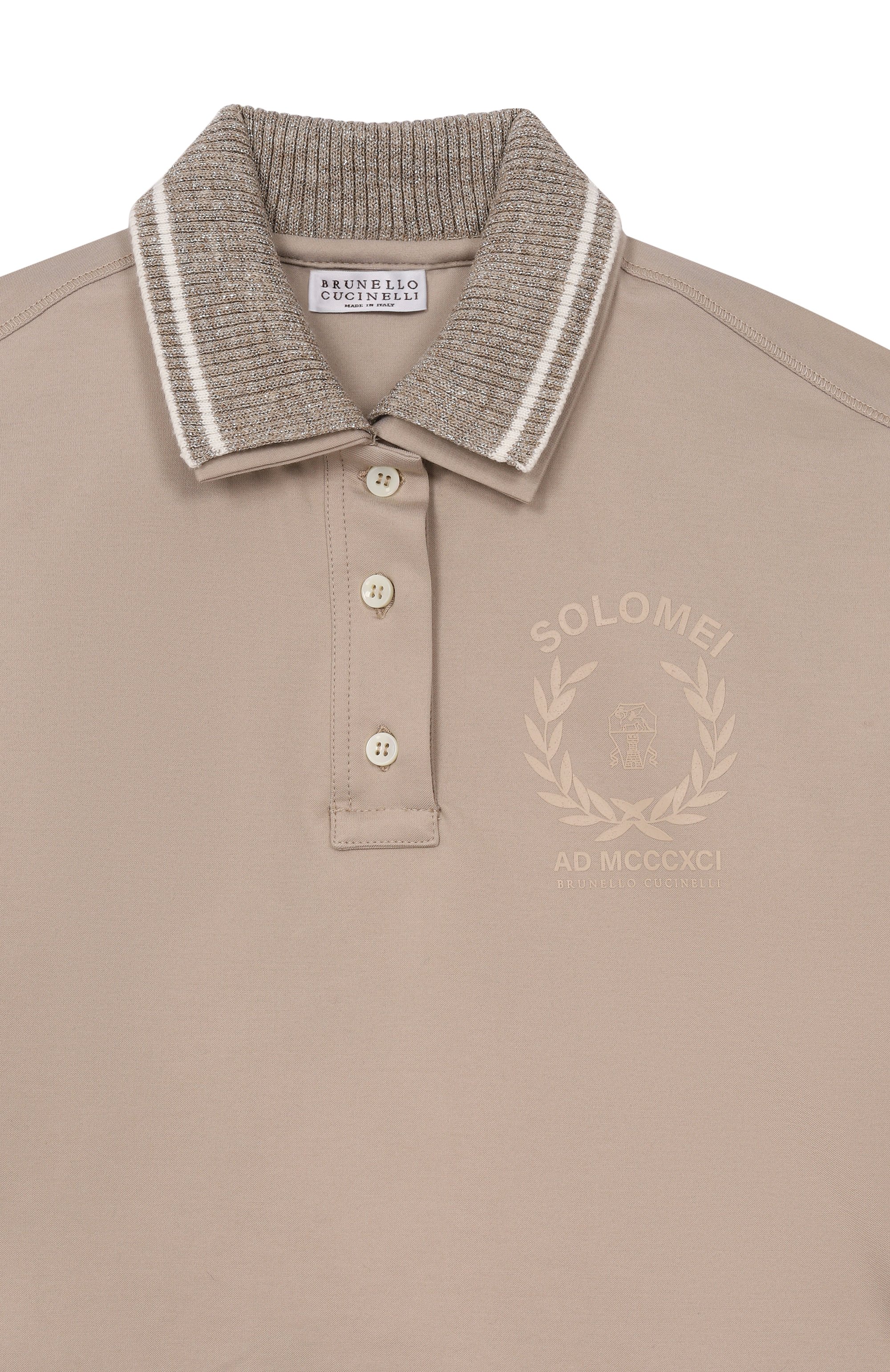 Хлопковое поло BRUNELLO CUCINELLI, арт. BL946E450A, фото 3