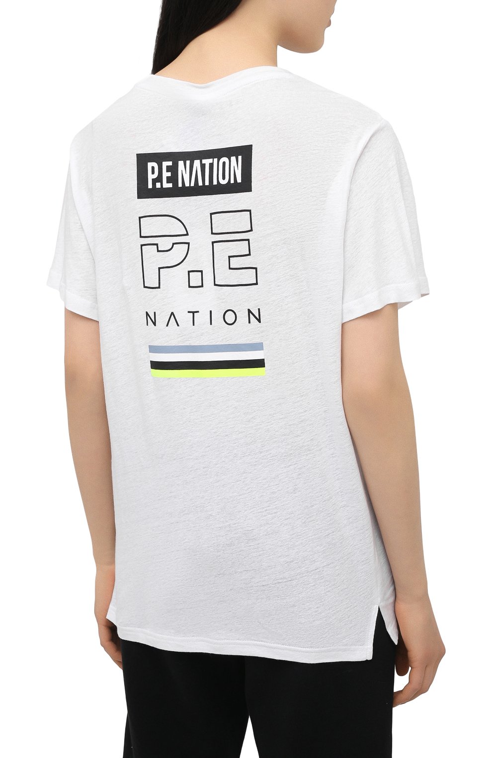 Футболка из льна и вискозы P.E. NATION, арт. 20PE4T094, фото 4