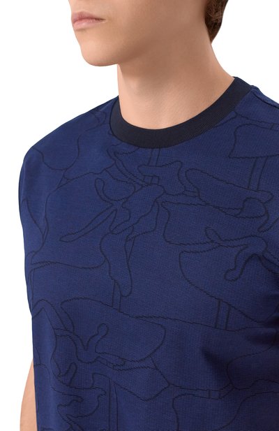 Хлопковая футболка BOSS, арт. 50558850, фото 5