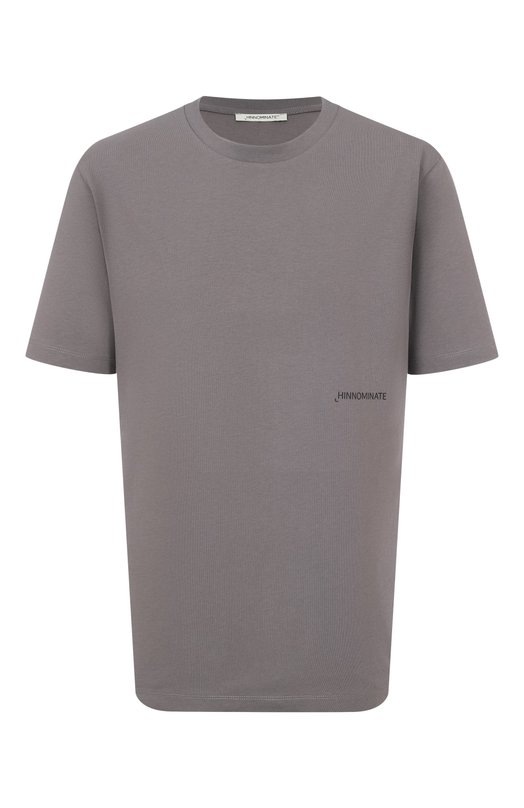 Хлопковая футболка HINNOMINATE HMABM01373 Серый HMABM01373