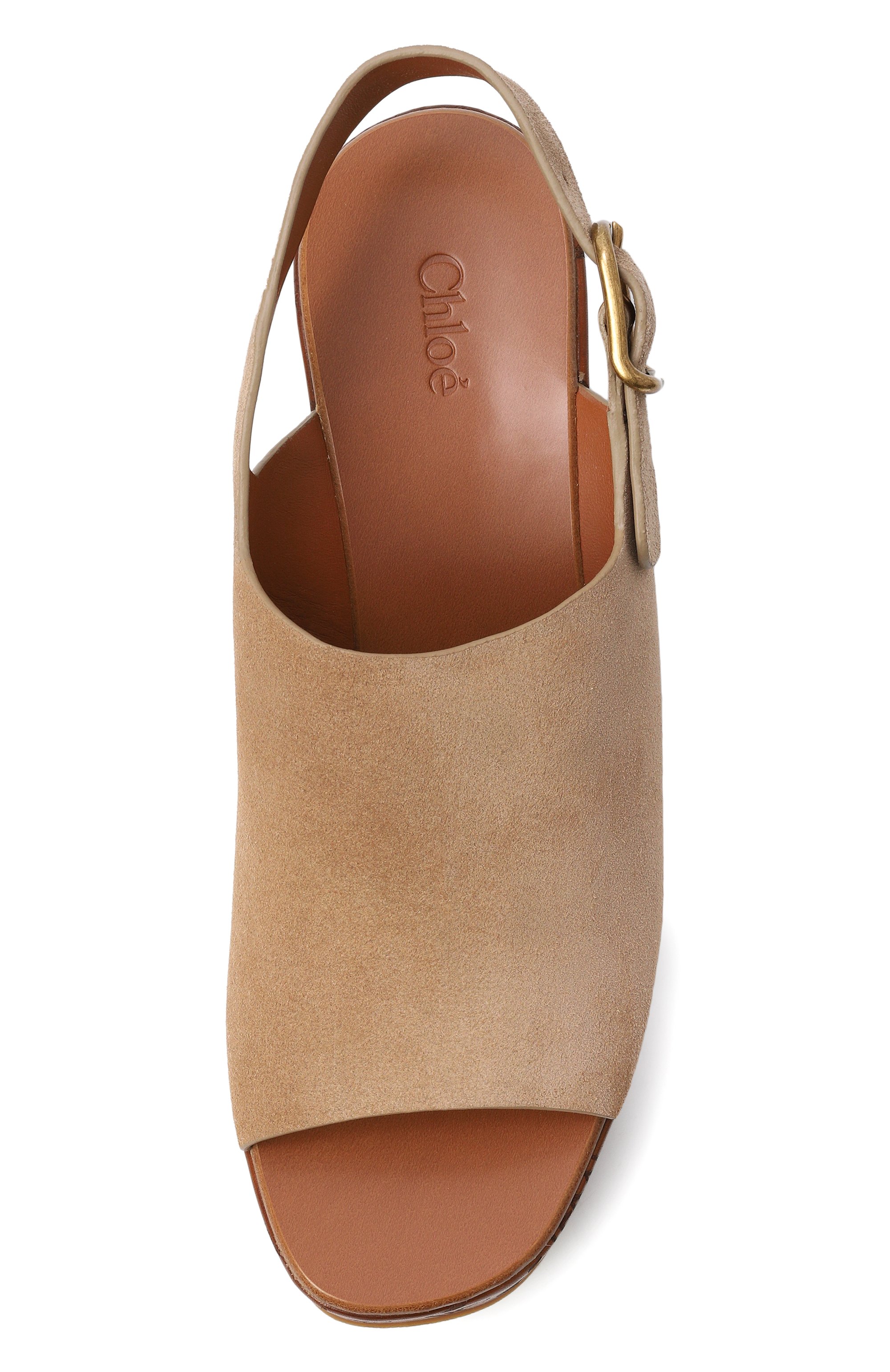 Замшевые босоножки maxime CHLOÉ, арт. CH25A10GRY, фото 6