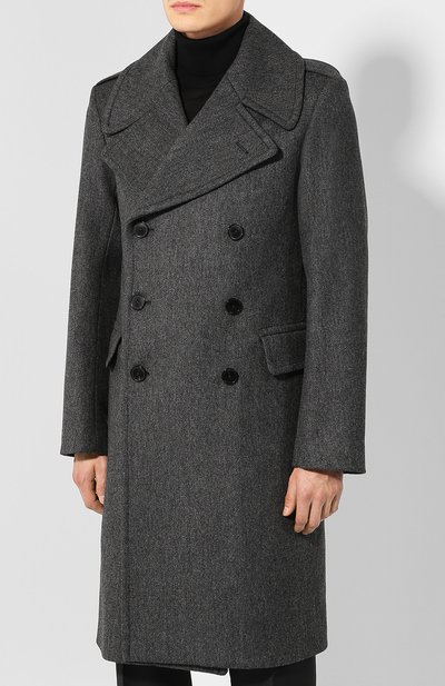 Шерстяное пальто DRIES VAN NOTEN, арт. 192-20230-8220, фото 3