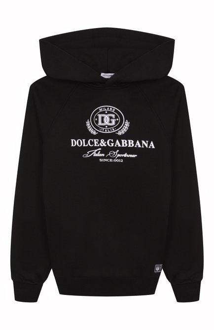 Хлопковое худи DOLCE & GABBANA, арт. L4JWKZ/G7N40/8-12+