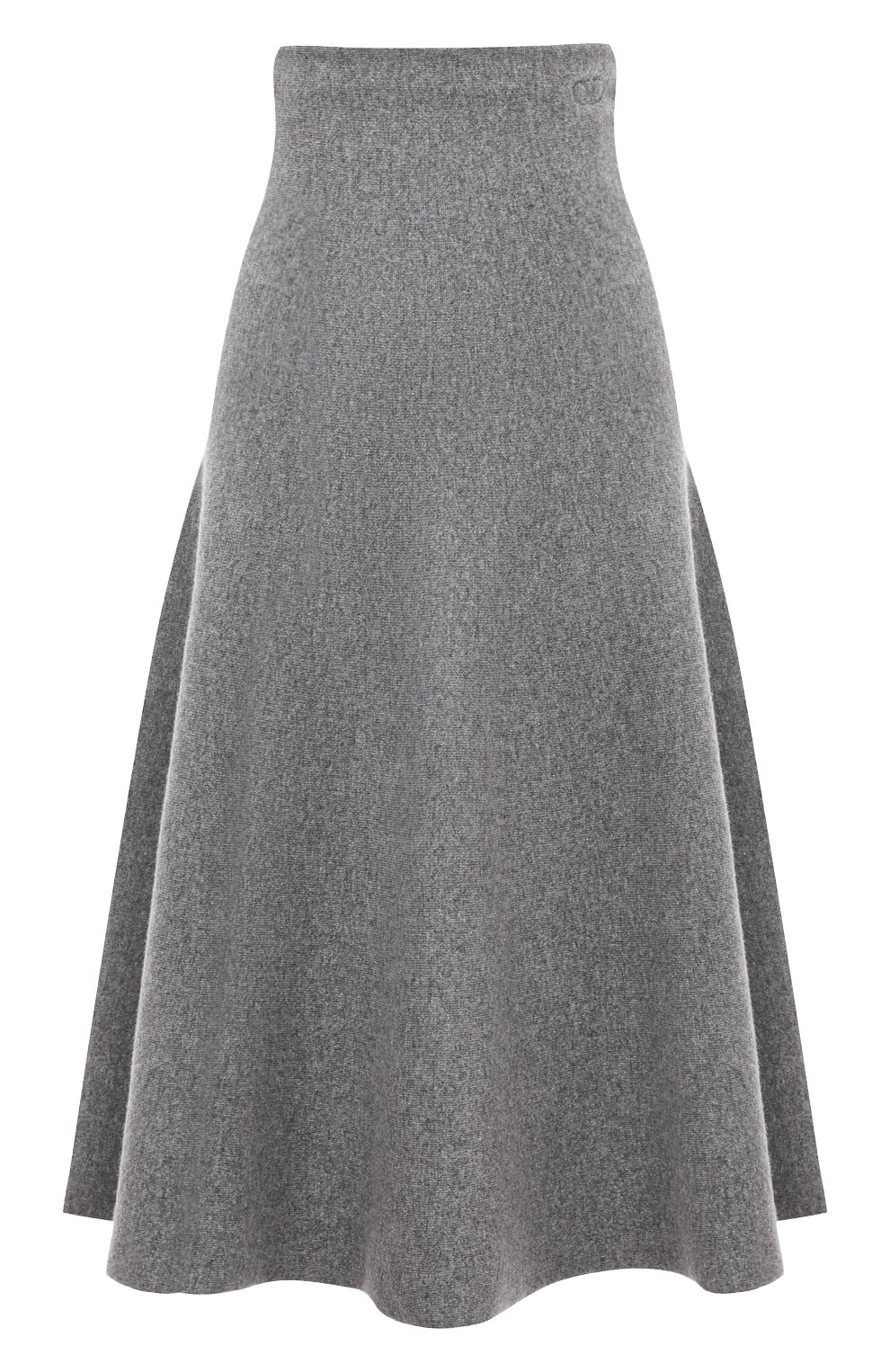 Юбка из шерсти и вискозы VALENTINO серого цвета по цене 293500 руб., арт. 3B3KG03U84P, фото 1 Юбка из шерсти и вискозы VALENTINO, арт. 3B3KG03U84P, фото 1