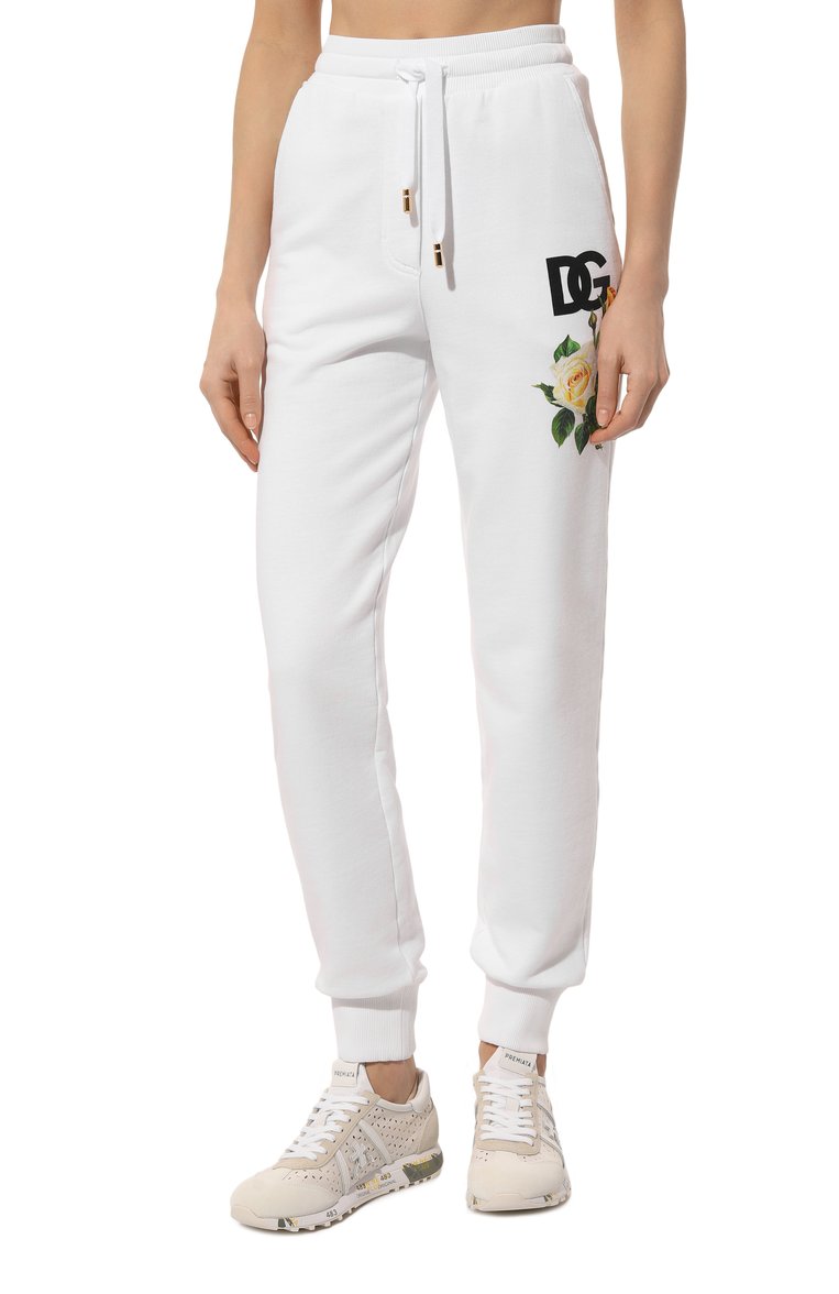 Хлопковые джоггеры DOLCE & GABBANA, арт. FTCQGT/GDCDF, фото 1