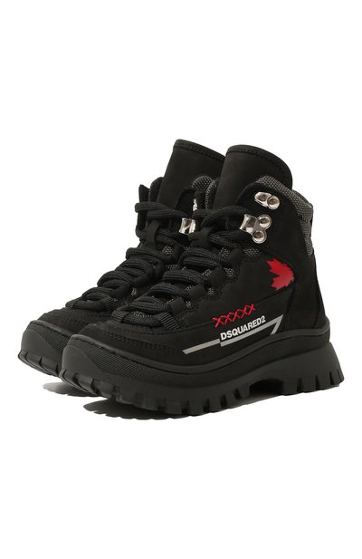 Кожаные ботинки DSQUARED2, арт. 72308 VAR.2/18-27, фото 1