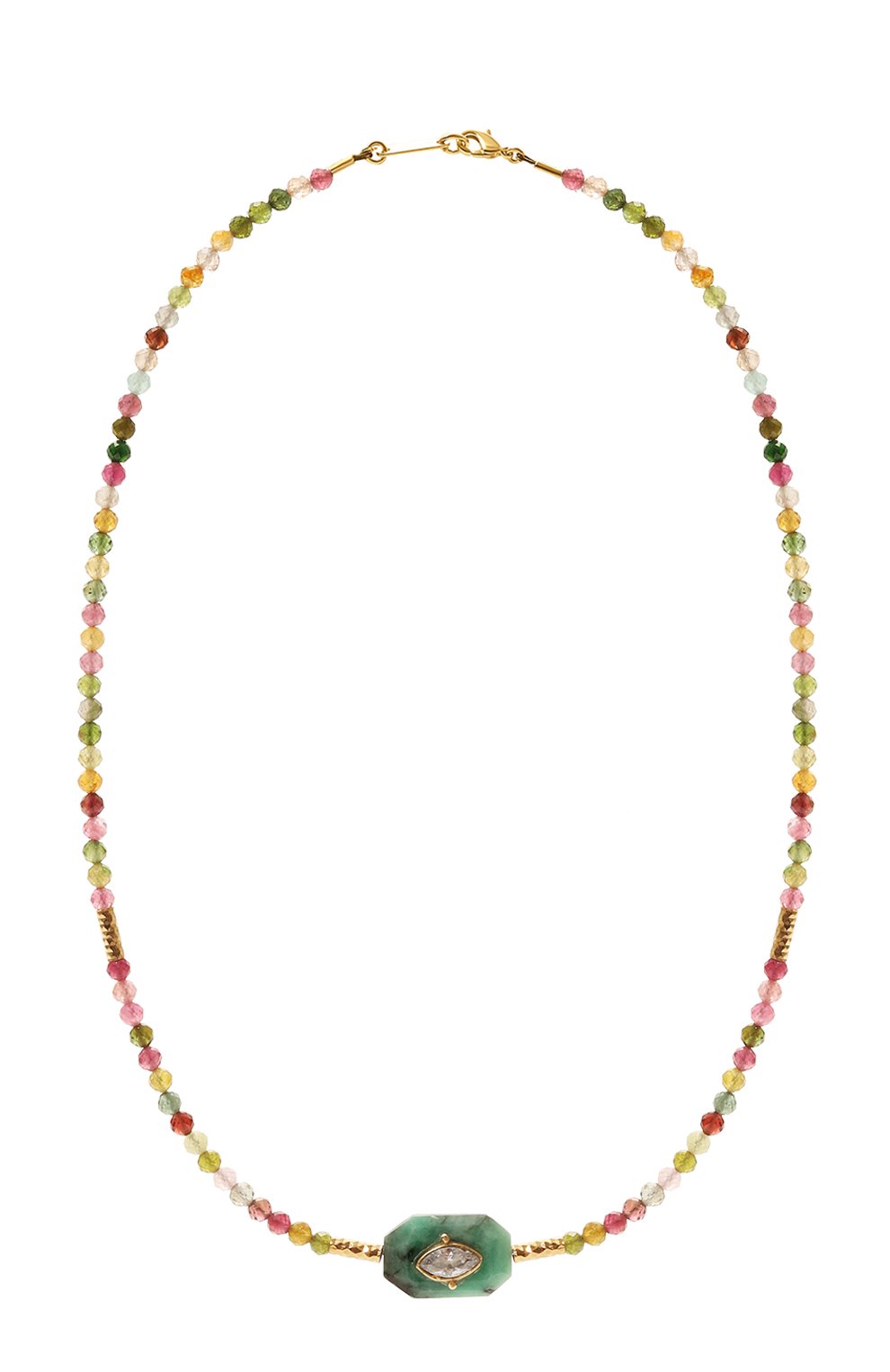 Колье HANKA_IN, арт. INS-CH-T0U-EMER-CZ-1M, фото 1