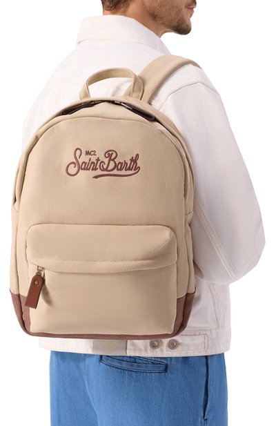 Рюкзак MC2 SAINT BARTH бежевого цвета по цене 17050 руб., арт. CANB001-00368L/CANVAS BACKPACK, фото 2 Рюкзак MC2 SAINT BARTH, арт. CANB001-00368L/CANVAS BACKPACK, фото 2