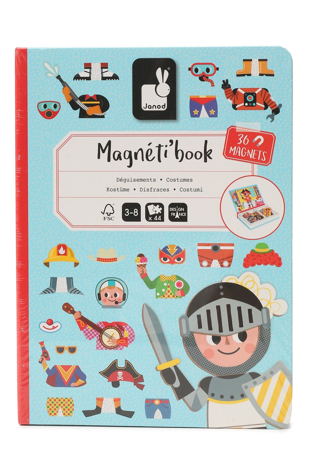 Магнитная книга-игра мальчики JANOD, арт. J02719, фото 1