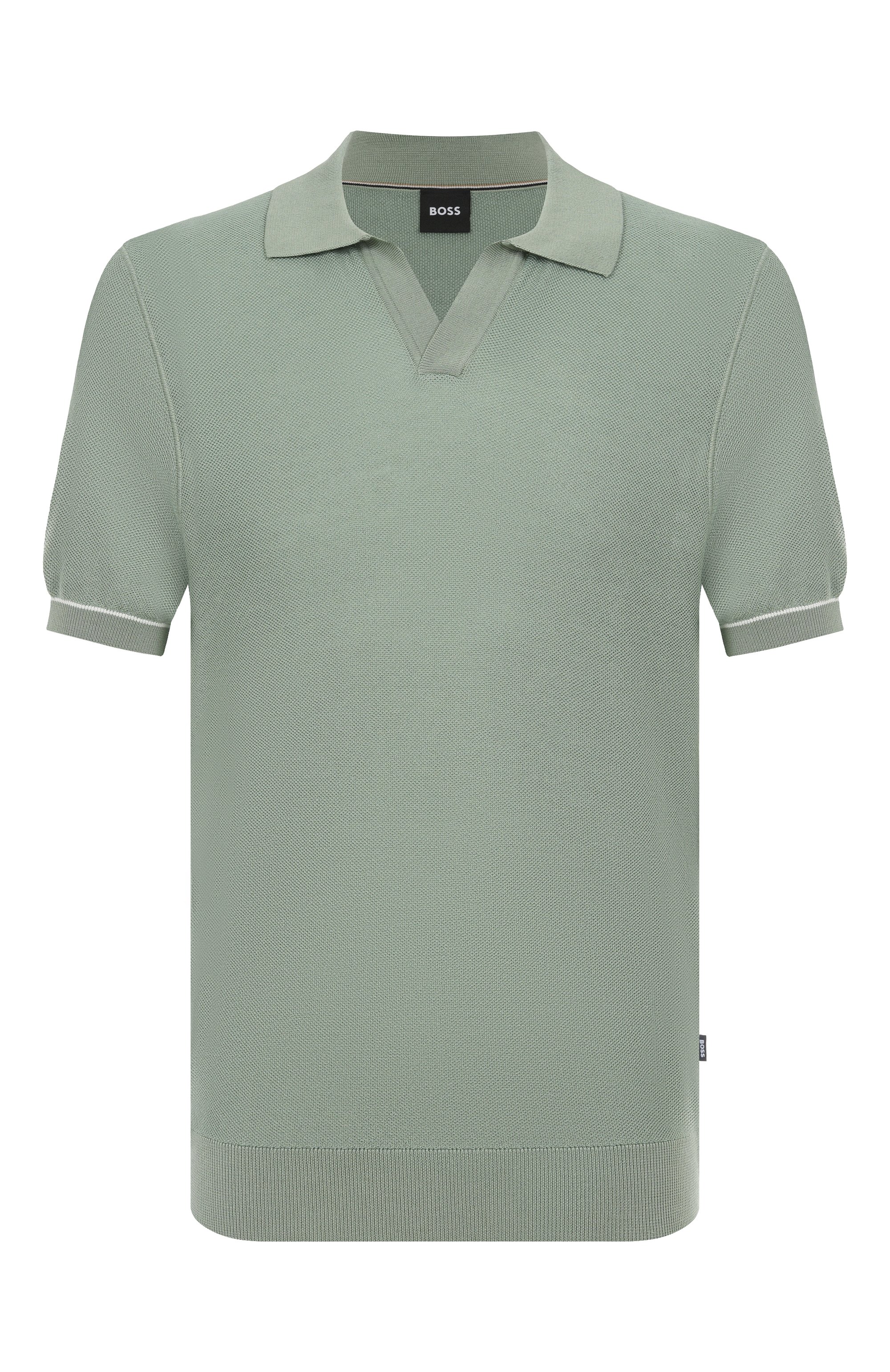 Поло из хлопка и лиоцелла BOSS, арт. 50537654, фото 1
