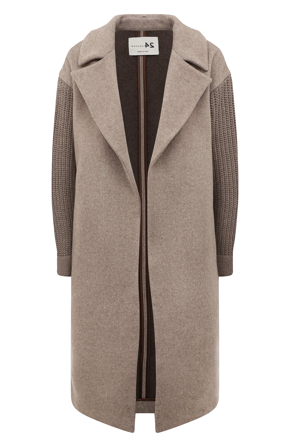 Пальто из шерсти и кашемира MANZONI24,  арт. 23M523-DB4X, фото 1