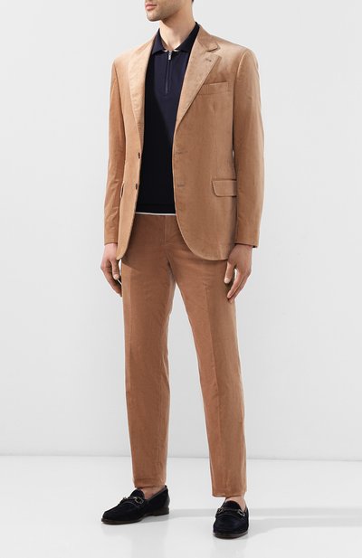 Кожаные лоферы SANTONI, арт. MCPT16643LC7SPRFU58, фото 2