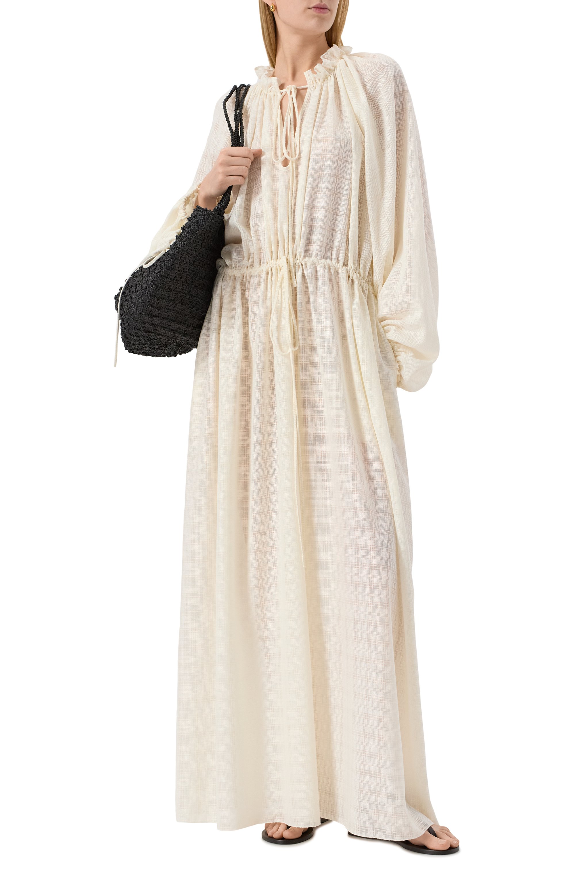 Платье из вискозы и шерсти VIKA GAZINSKAYA, арт. SS25-13245, фото 2