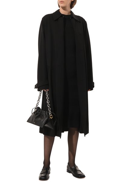 Шерстяное платье LORENA ANTONIAZZI черного цвета по цене 86450 руб., арт. SI22111AM22B/2801, фото 2 Шерстяное платье LORENA ANTONIAZZI, арт. SI22111AM22B/2801, фото 2