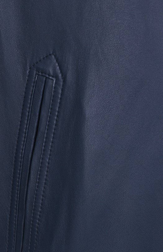 Кожаный бомбер Jacob Cohen 25E P/JUM_H0074 00G D1360 RW Синий  25E P/JUM_H0074 00G D1360 RW Фото 6