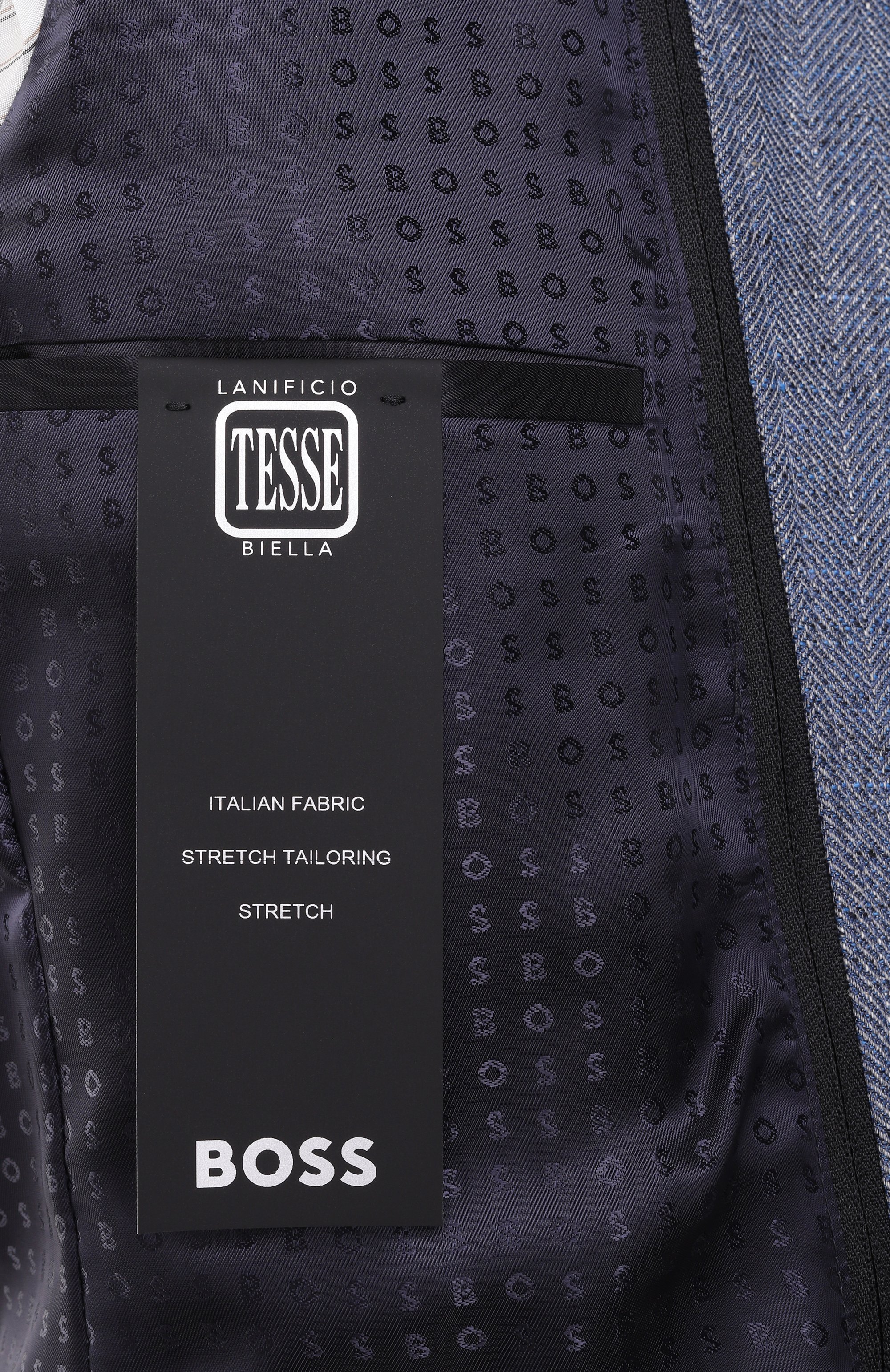 Пиджак из шерсти и хлопка BOSS, арт. 50535047, фото 9