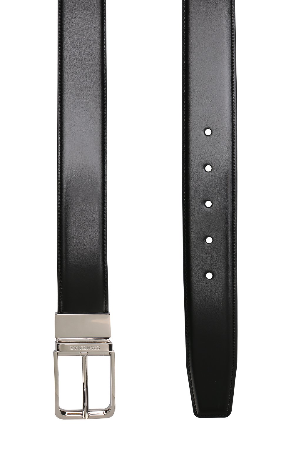 Кожаный ремень с металлической пряжкой CORNELIANI, арт. 81V305-8120849/00, фото 2