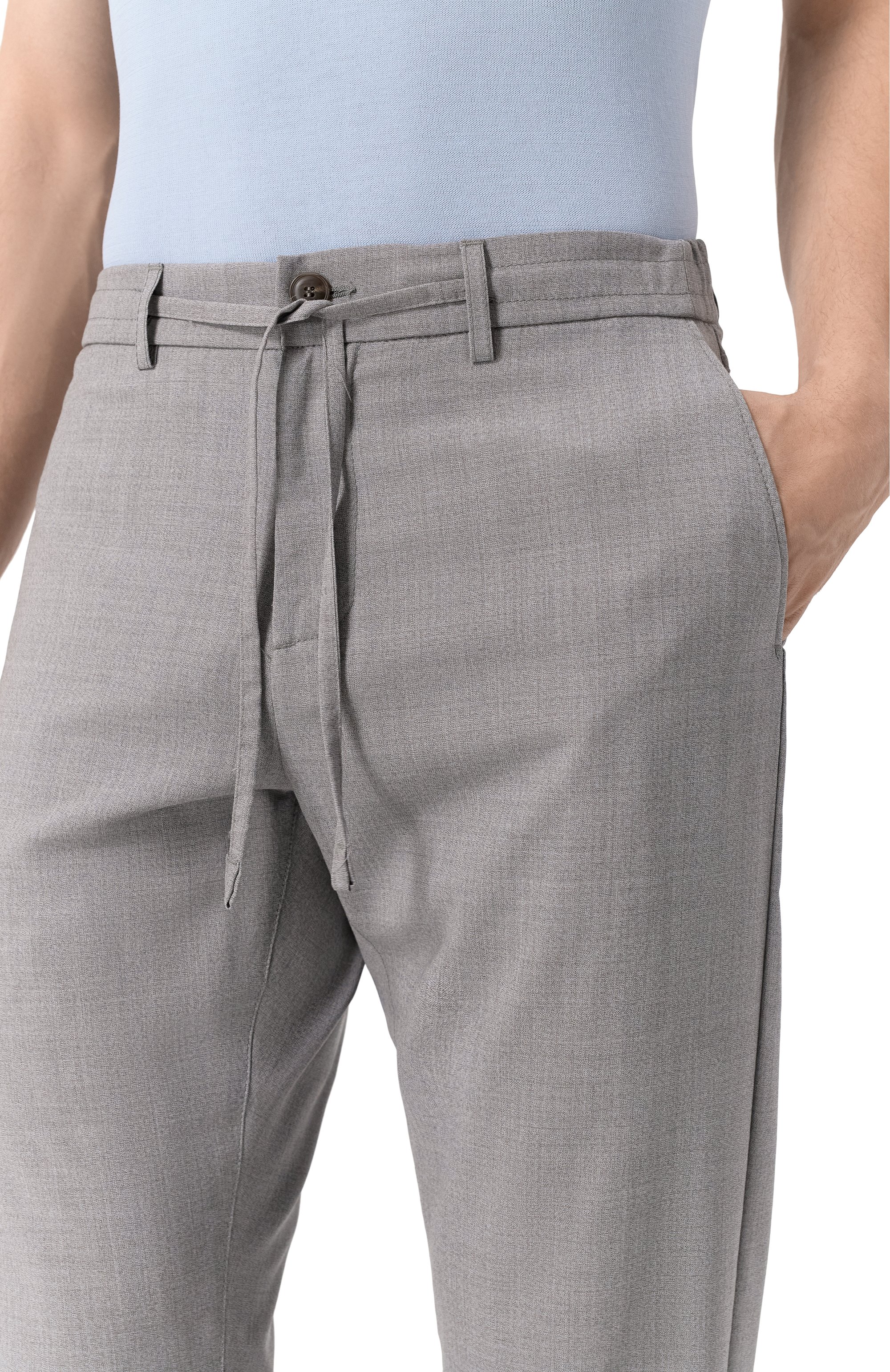 Шерстяные брюки CANALI, арт. V1659/AR05087, фото 5