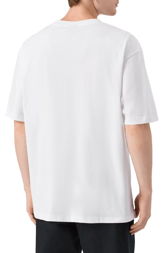 Хлопковая футболка Comme des Fuckdown CFABM01727 Белый  CFABM01727 Фото 4