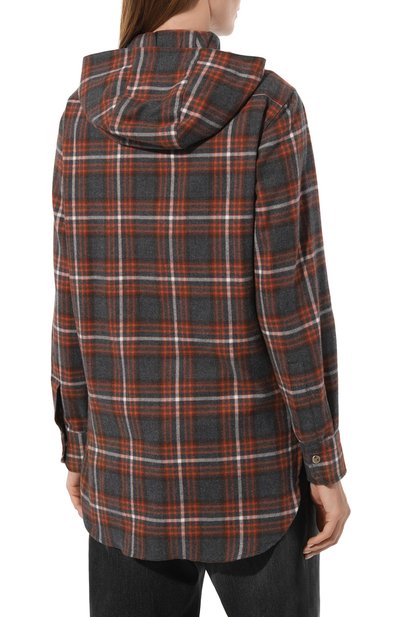 Хлопковая рубашка KITON, арт. D54435H07486, фото 4