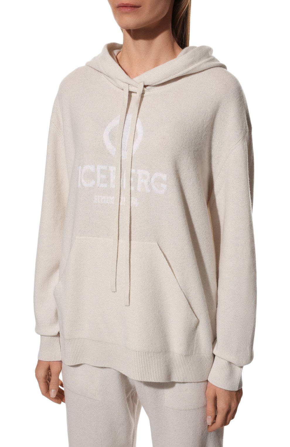 Худи из шерсти и кашемира ICEBERG, арт. 22I I2P0/A025/7054, фото 3