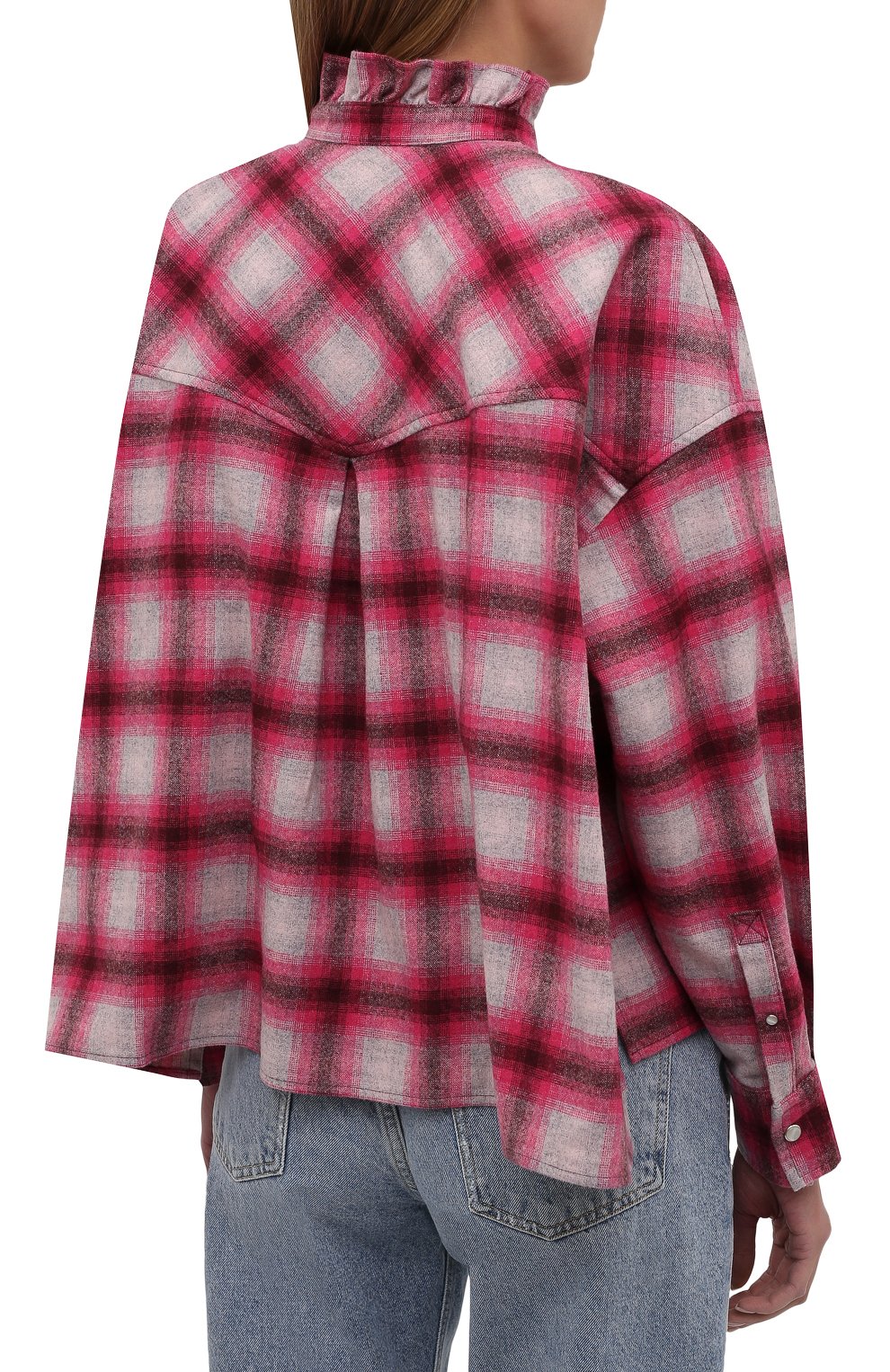 Шерстяная рубашка ISABEL MARANT ETOILE, арт. CH0747-21A012E/RILARIA, фото 4
